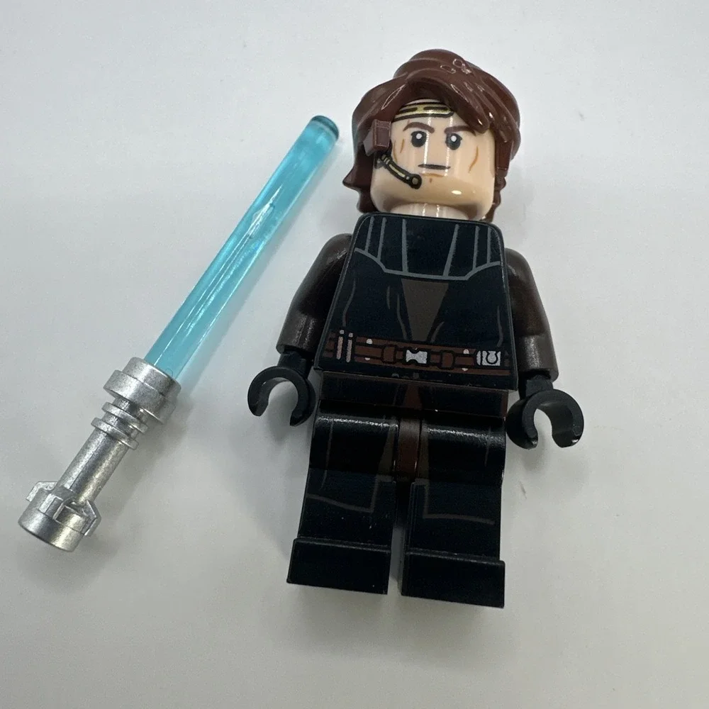 LEGO Star Wars Minifigure - Anakin Skywalker, Black Legs Headset sw0939 75214